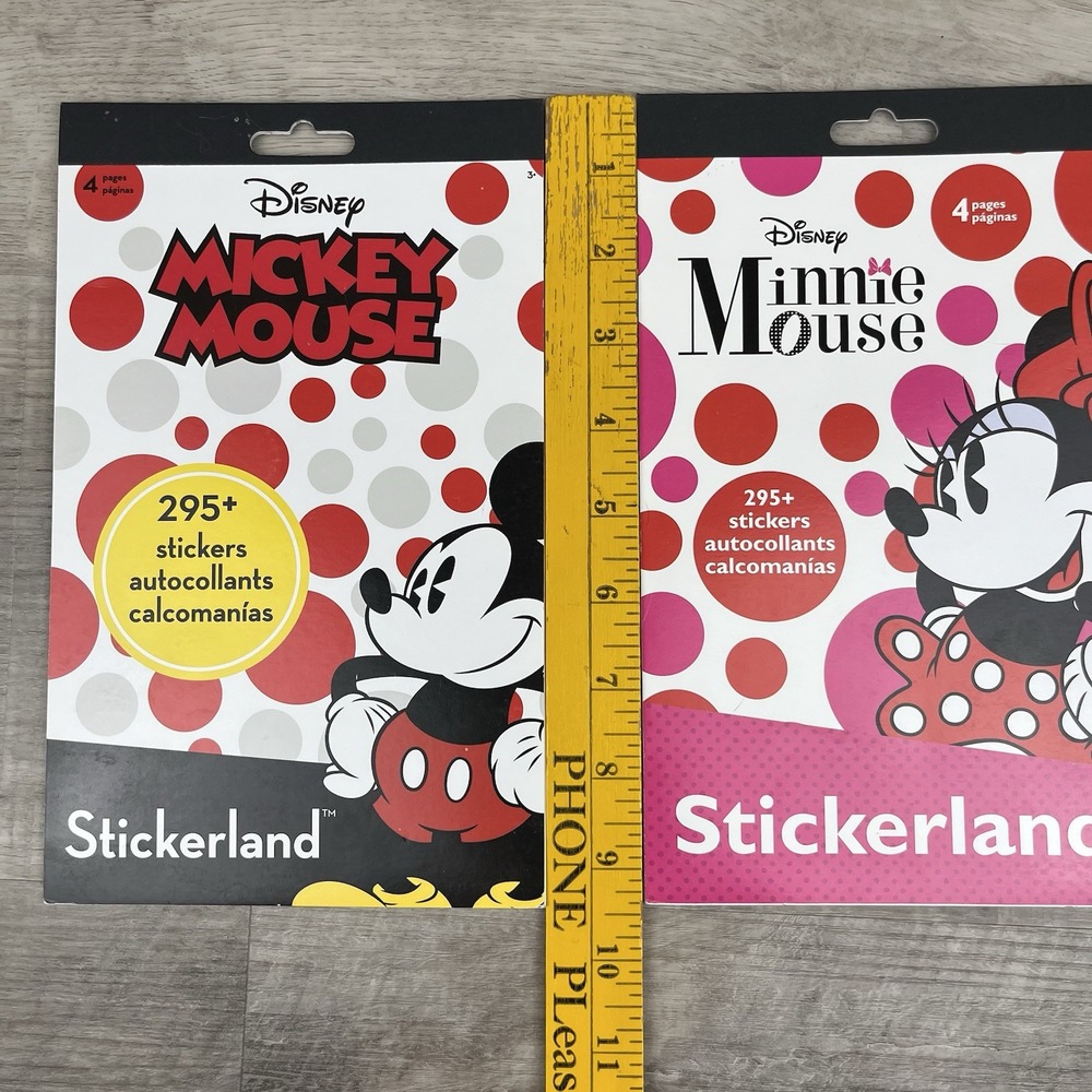 Disney Mickey & Minnie Mouse‎ Stickerland Sticker Books 295+ Each School Gift - Picture 10 of 10